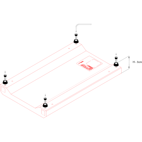 Skylight Hyperbar Wabi Kusa/Terrarium rubber legs